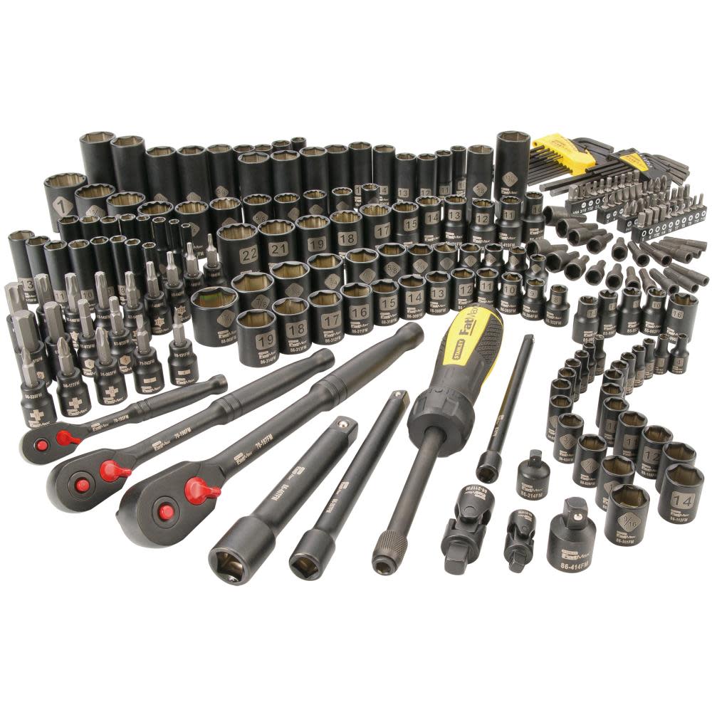 229 pc Black Chrome Mechanicand#8217;s Tool Set