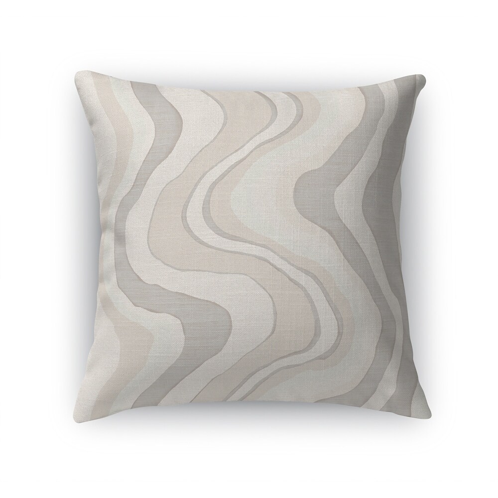 FLOW IVORY Accent Pillow by Kavka Designs