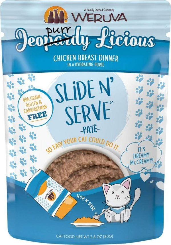 Weruva Slide N' Serve Grain Free Jeopurrdy Licious Chicken Dinner Wet