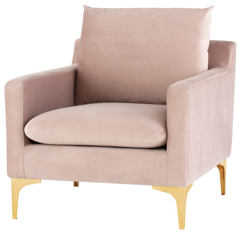 Barbe Occasional Chair   Midcentury   Armchairs And Accent Chairs   by Virgil Stanis Design  Houzz