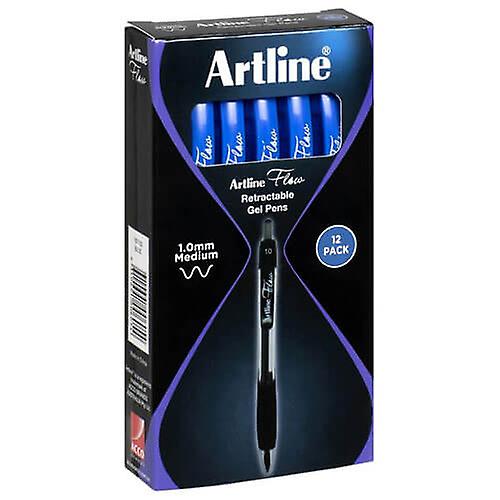 Artline Flow Retractable Pen 1.0mm (Box of 12)