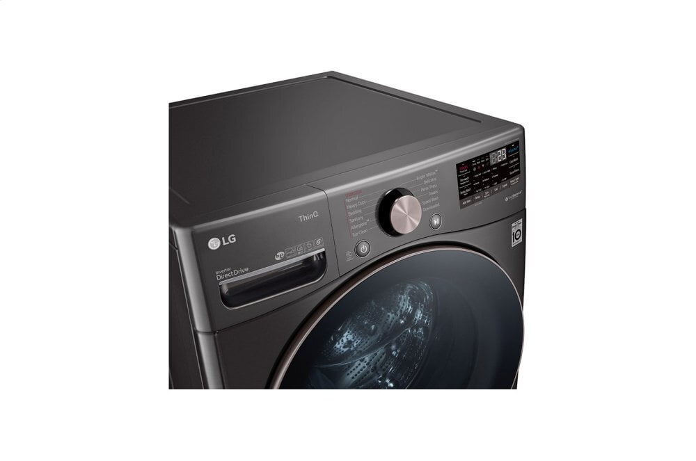 Lg WM4000HBA 4.5 Cu. Ft. Ultra Large Capacity Smart Wi-Fi Enabled Front Load Washer With Turbowash™ 360(Degree) And Built-In Intelligence