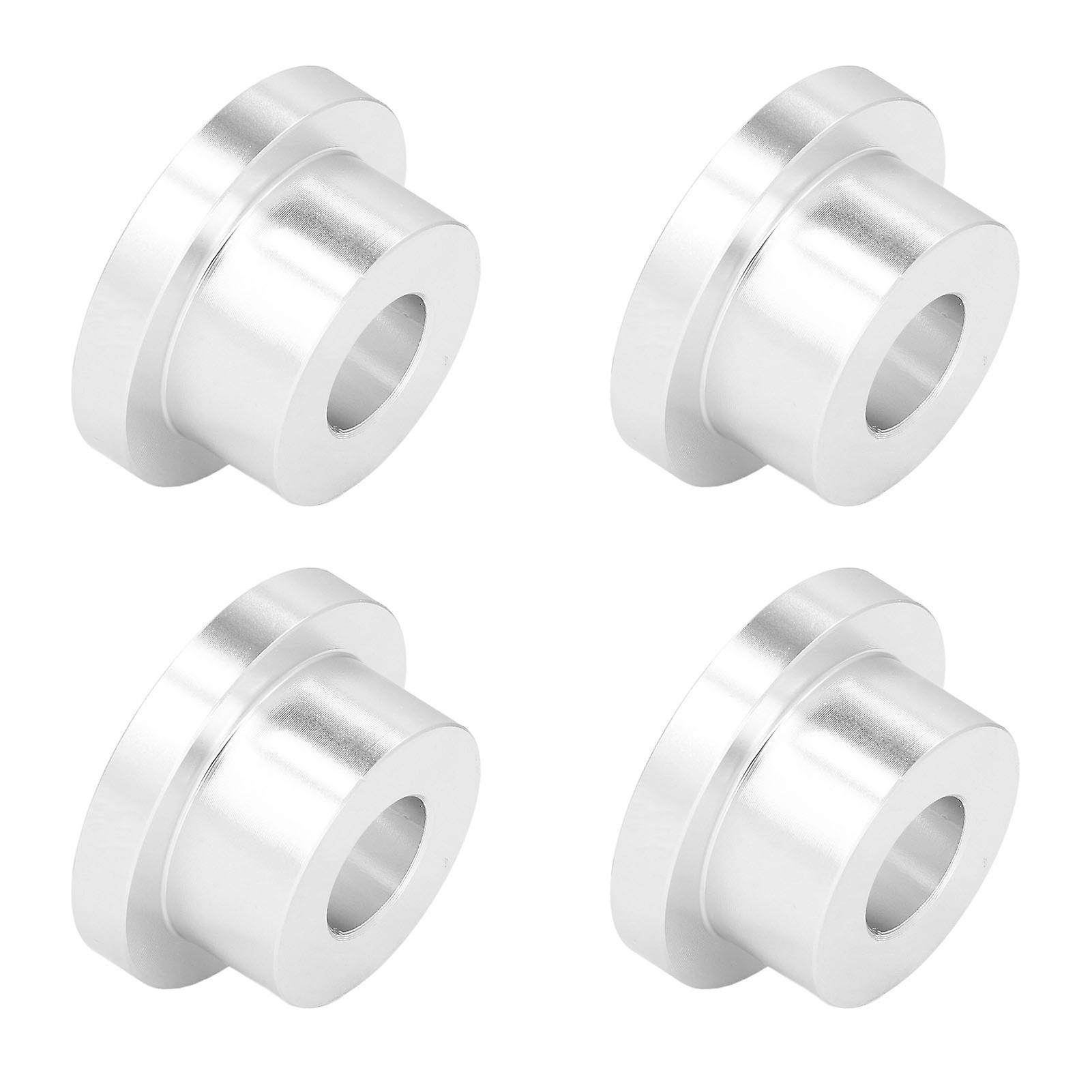 4pcs Billet Handlebar Riser Bushing Solid Cnc T6 Aluminium Alloy Accessory Set Kit For Fxrsilver