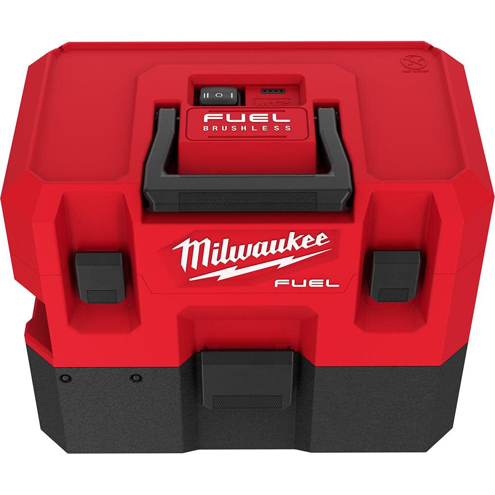 Milwaukee M12 FUEL 1.6 Gallon Wet/Dry Vacuum Bare Tool 0960-20 from Milwaukee