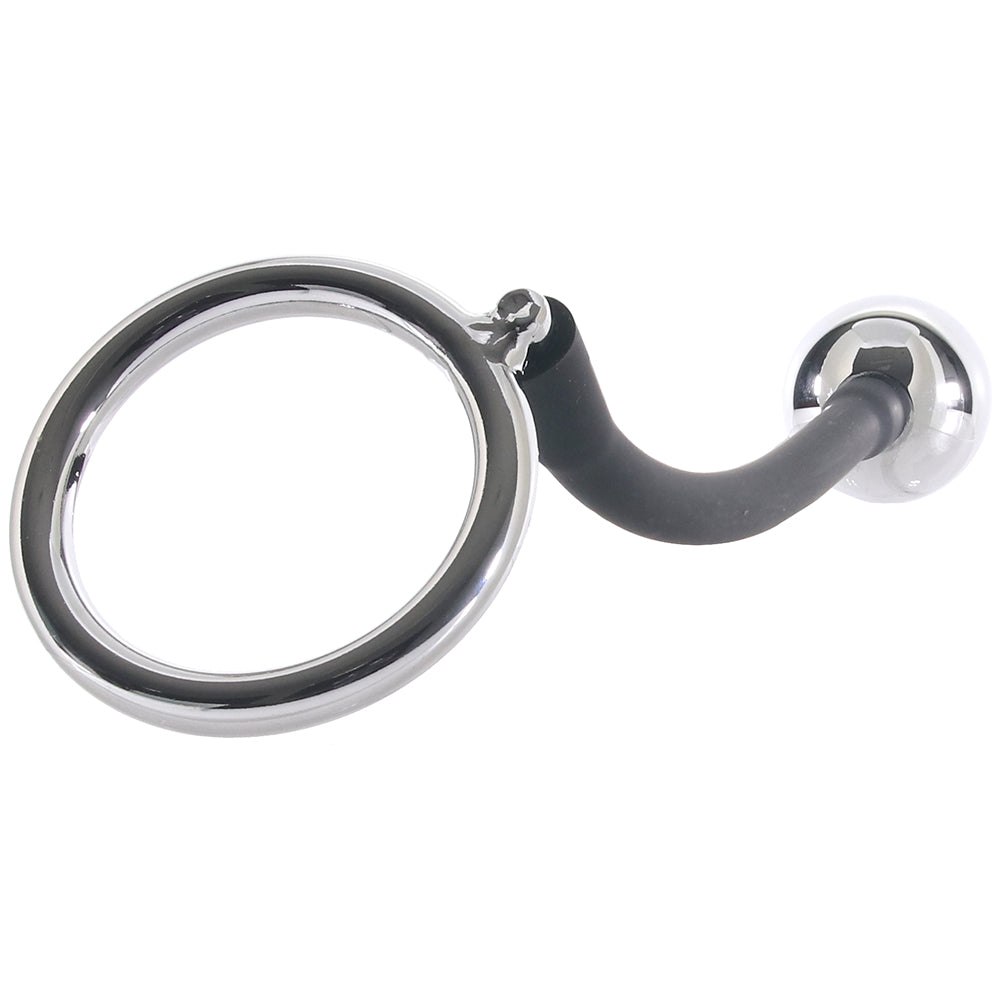 Master Series Tug + Plug Cock & Ball Ring With Plug