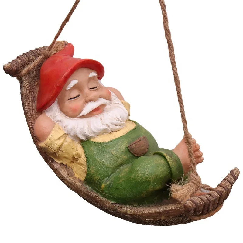 EAGLEGIFTS hot sale online custom solar lamp garden gnome resin statue