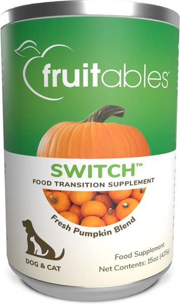 Fruitables Switch Pet Food Transition Dog and Cat Supplement