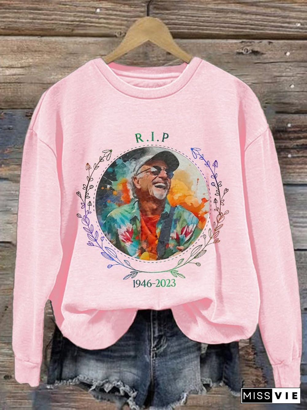 Memorial RIP Jimmy 1946-2023 Print Sweatshirt