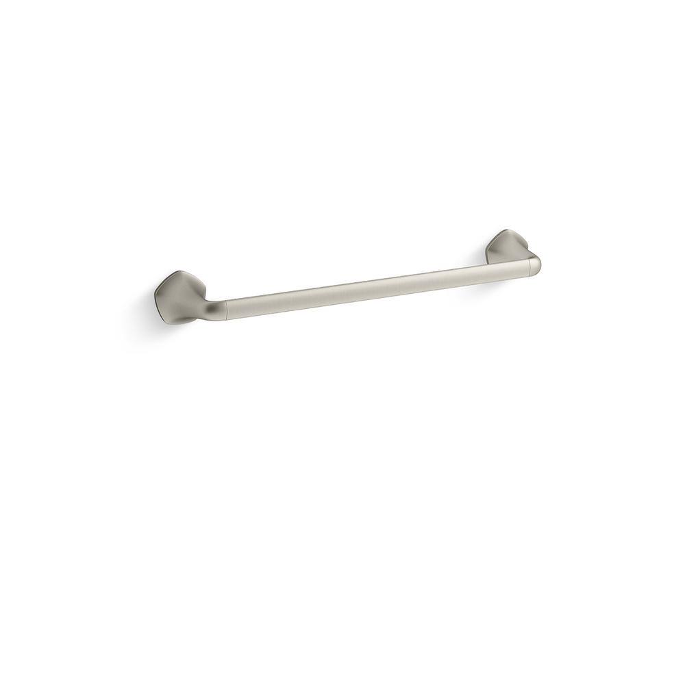 KOHLER Sundae 18 in. Single Towel Bar in Vibrant Brushed Nickel R31059-BN