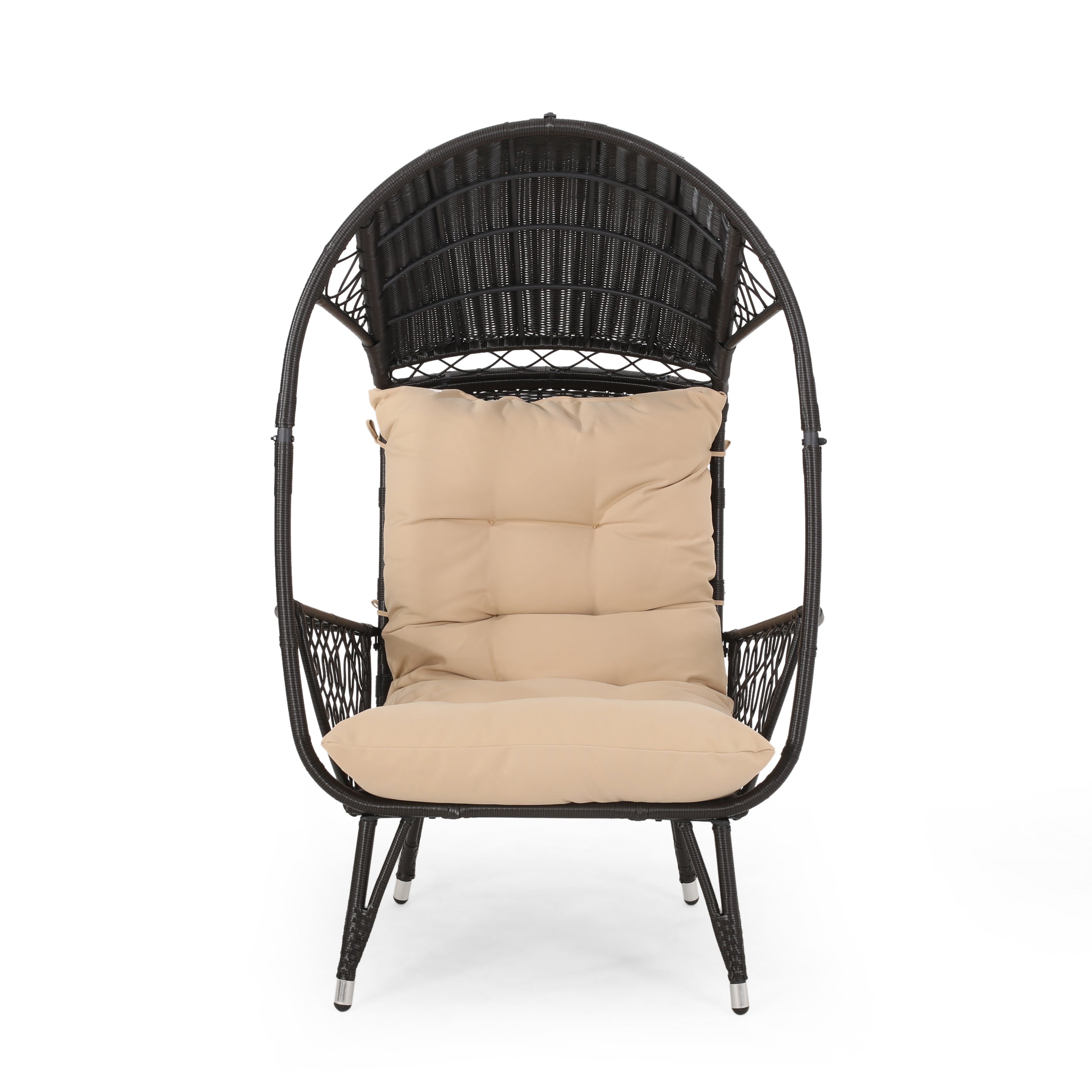 Primo Outdoor Wicker Freestanding Basket Chair