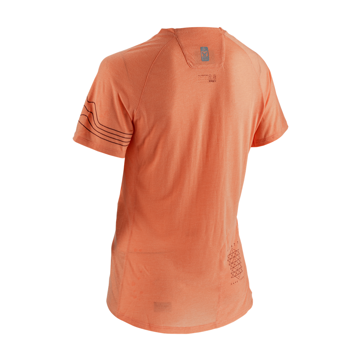 Leatt AllMtn 2.0 Short Sleeve MTB Jersey - Womens - Peach - 2023