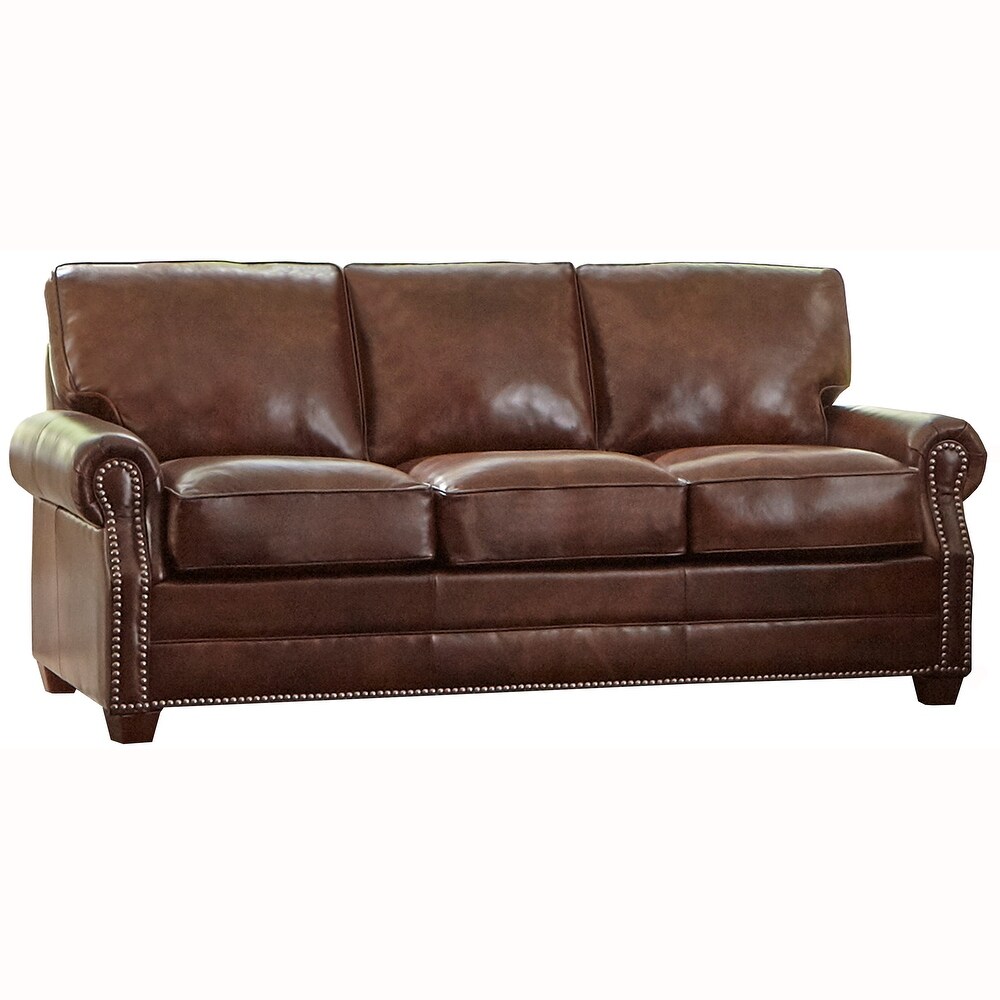 Made in USA Revo Top Grain Leather Sofa