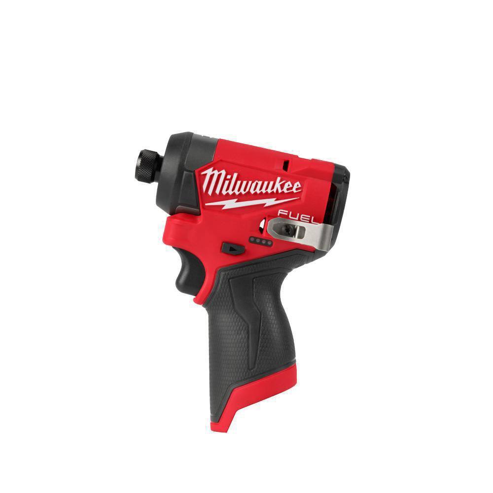 MW M12 FUEL 12V Lithium-Ion Brushless Cordless 14 in. Hex Impact Driver (Tool-Only) 3453-20