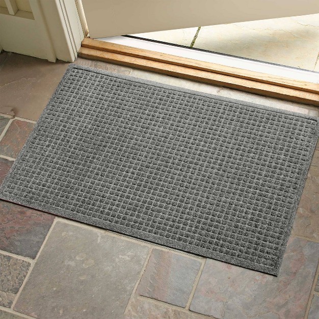 Waterhog 2 x27 x3 x27 Medium Solid Doormat Gray