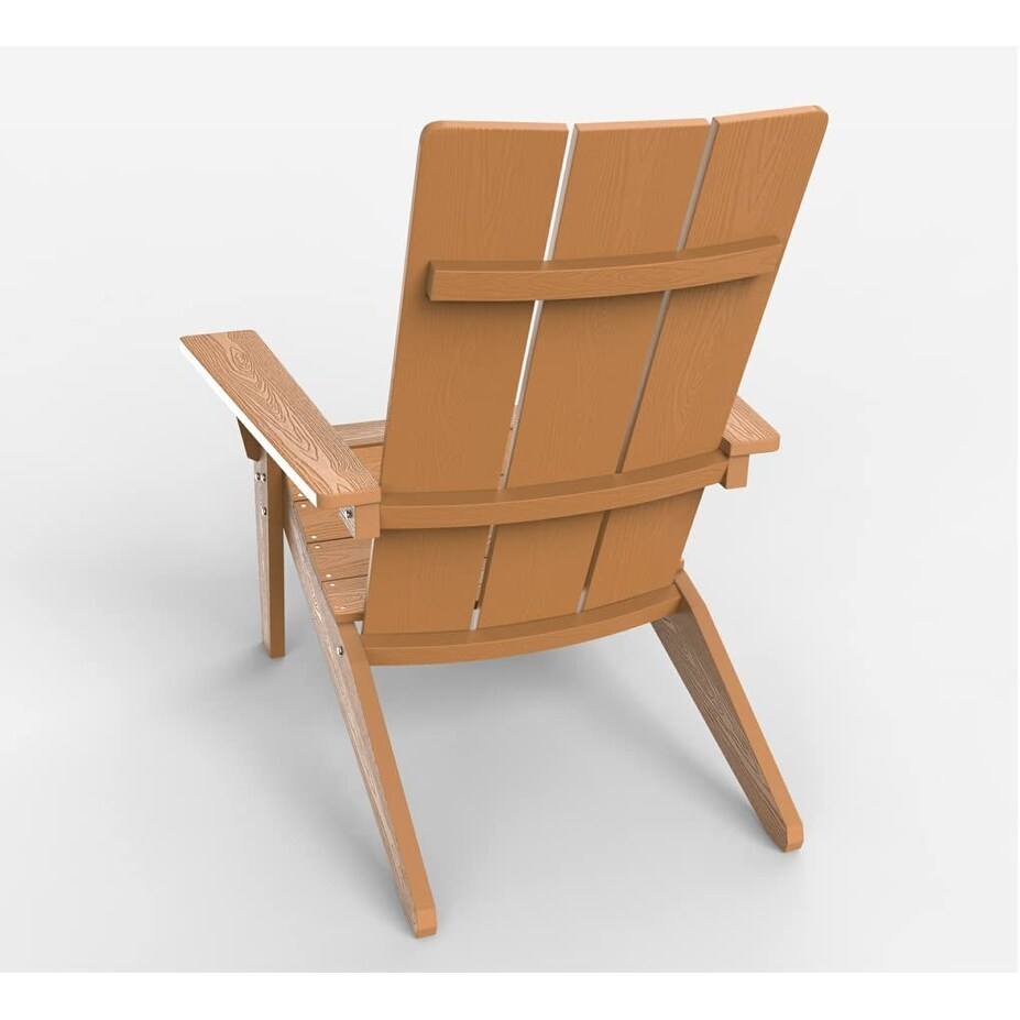 WINSOON  Weather HIPS Outdoor Adirondack Chair with Cup Holder