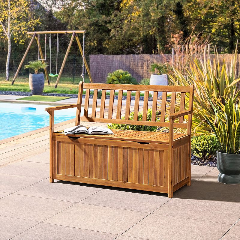 Alaterre Furniture Londonderry Outdoor Storage Bench