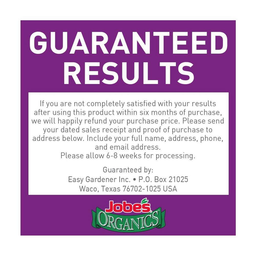 Jobe's Organics 4 lb. Organic Rose and Flower Plant Food Fertilizer with Biozome OMRI Listed 09426