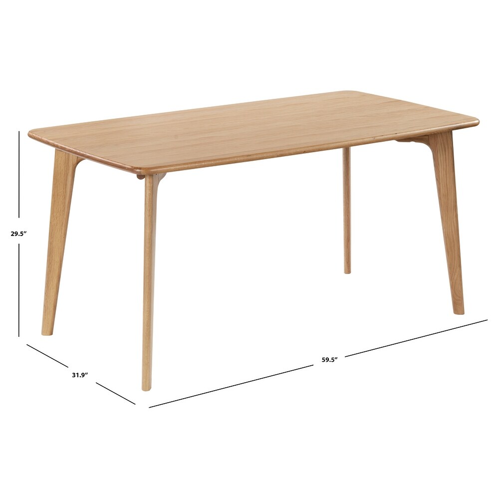 SAFAVIEH Couture Collection Calverton Natural Wood Dining Table   60\