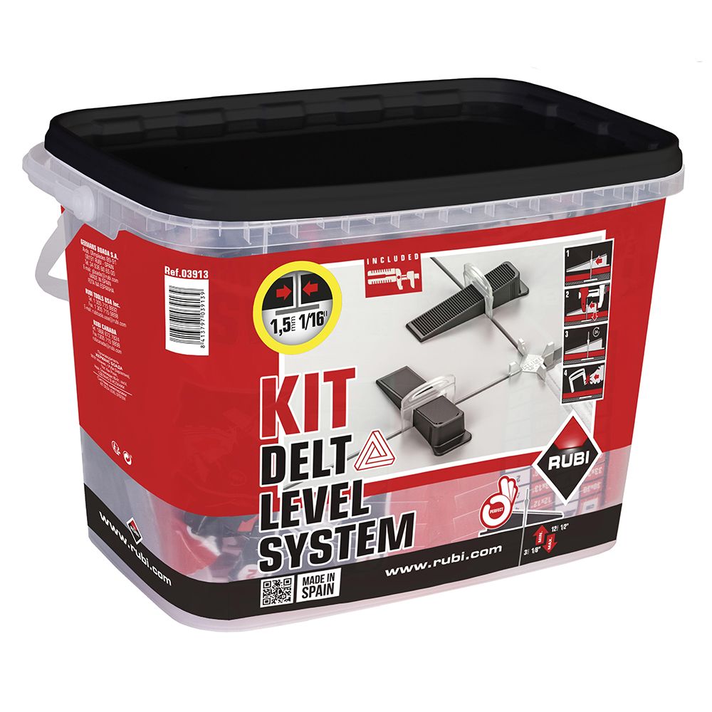 Rubi Tools Delta Tile Leveling System Kit