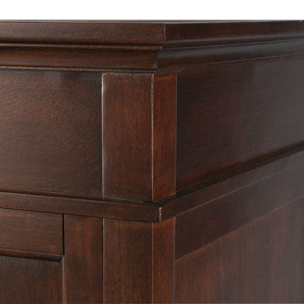 Home Decorators Collection Ashburn 48 in W Bath Vanity Cabinet Only in Mahogany