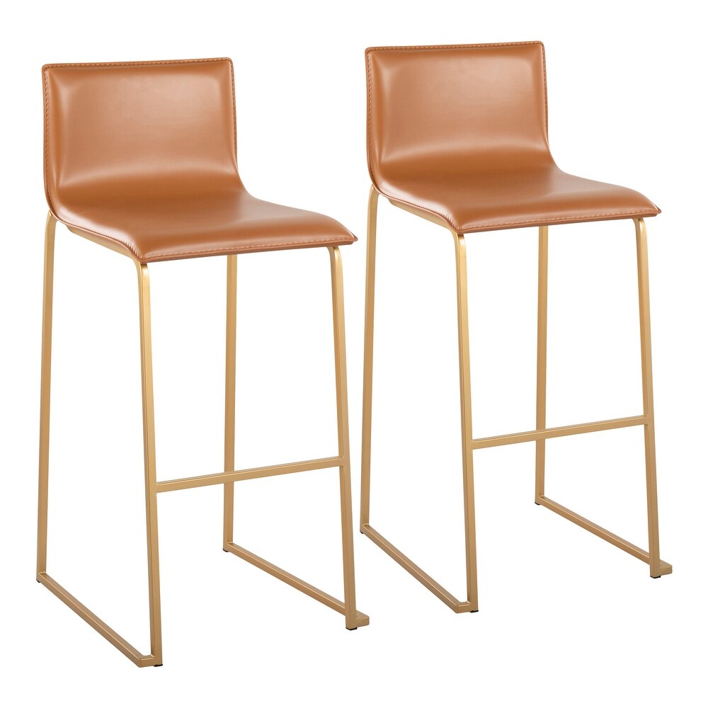 Silver Orchid Mara Upholstered Bar Stool   Set of 2