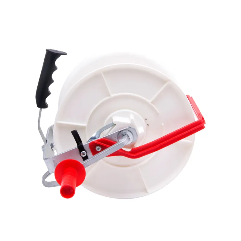 Customized easily assembled plastic geared electric fence reel for polywire