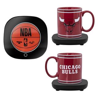 Uncanny Brands NBA Chicago Bulls Single-Cup Red Coffee Mug with Warmer for Your Drip Coffee Maker MW1-NBA-BUL-LG1