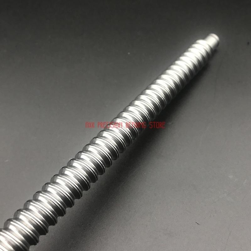 Axk Cnc Router Parts Sfu1204 400mm Ball Screw L=400mm C7 Rolled Ballscrew With Single Ballnut For Cnc Parts Bk/bf10 Machined