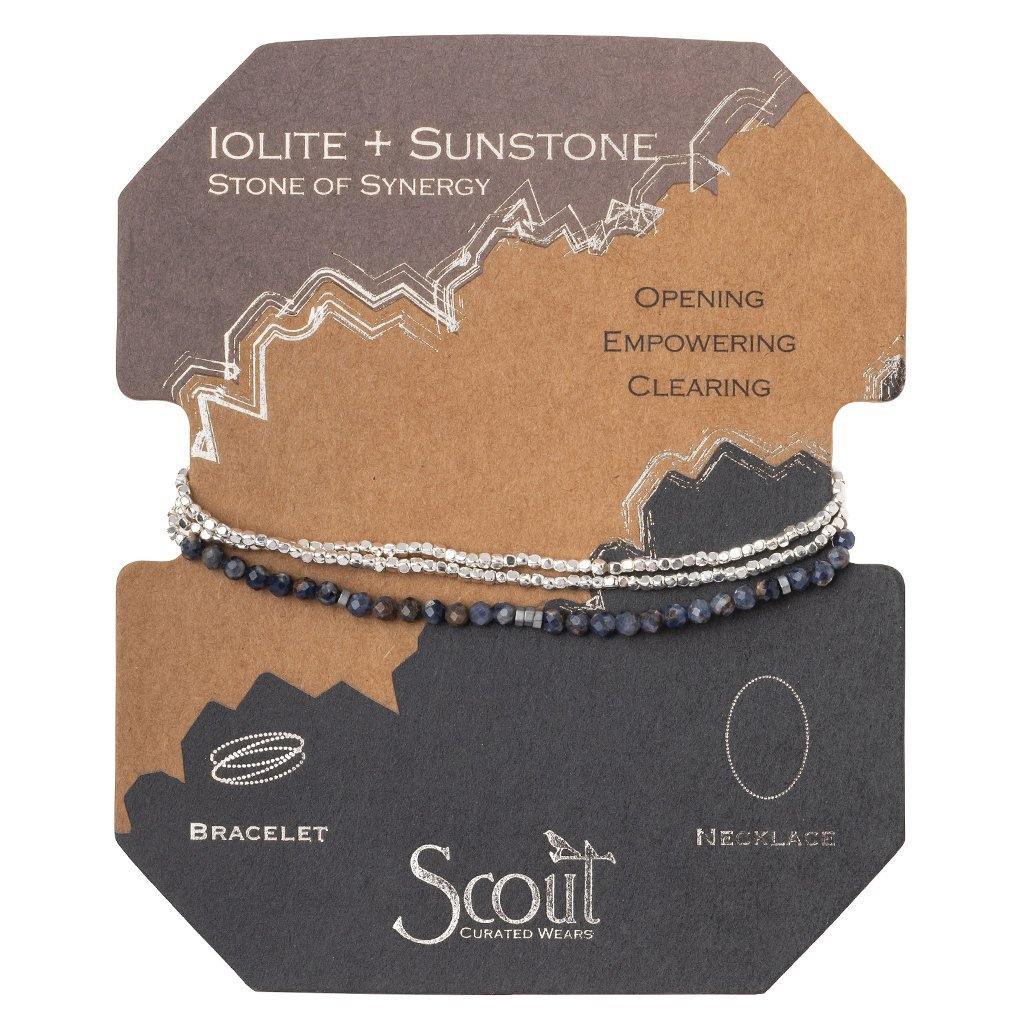 Scout Curated Wears  Delicate Stone Lolite & Sunstone - Stone of Synergy