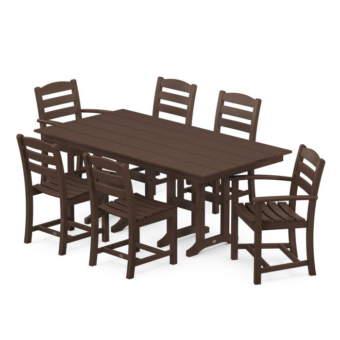 Polywood La Casa Café 7-Piece Farmhouse Dining Set PWS626-1