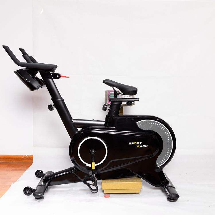 Hot Sales Home Gym Exercise Bike Spin Bike 2021 Fitness Equipment Black Body Logo Building