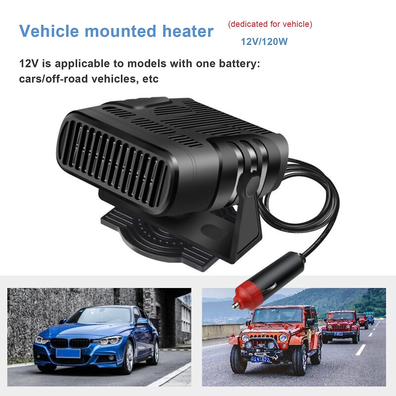 12v 120w Car Heater Fan Air Purifier Defroster And Demister