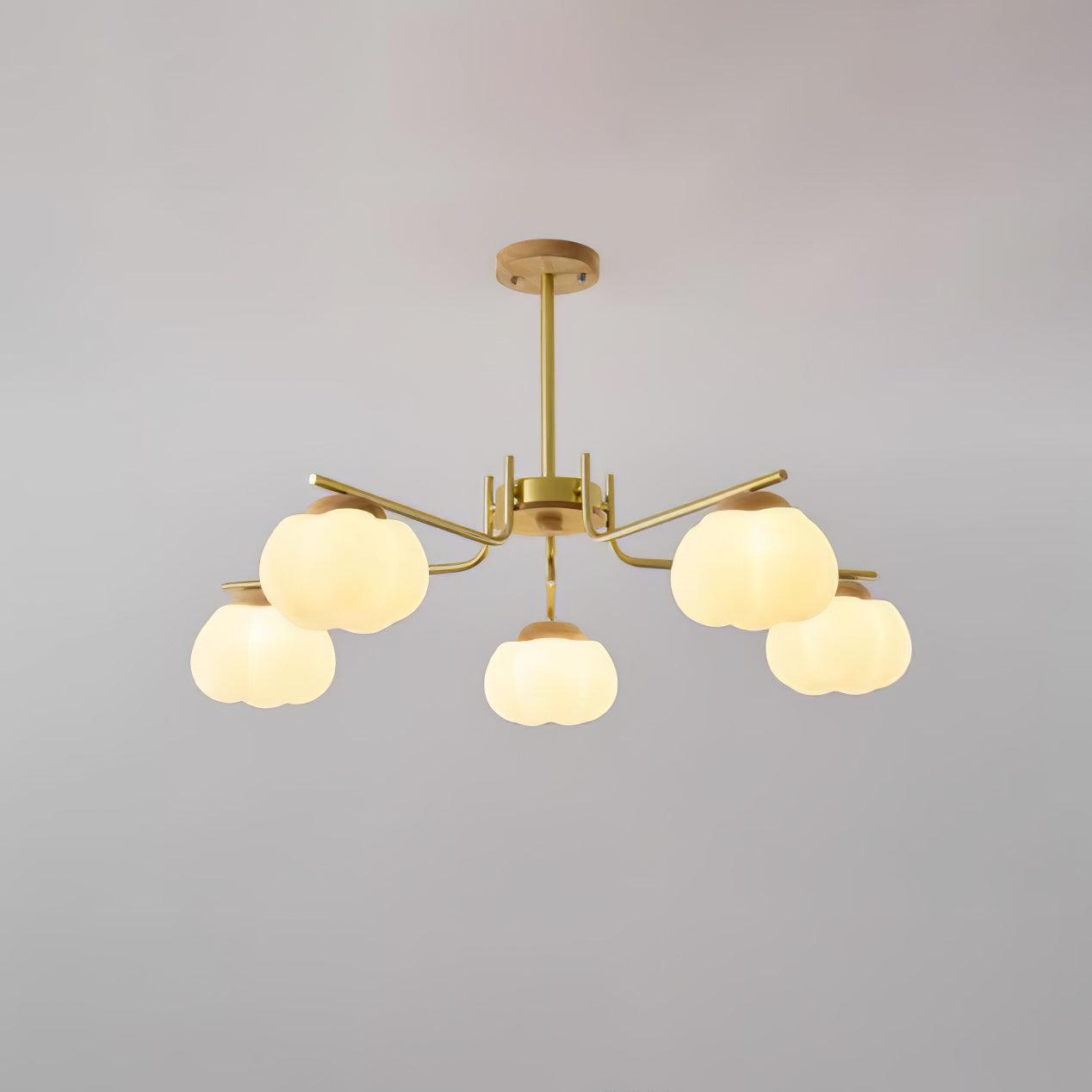 Plastic Cotton Balls Chandelier