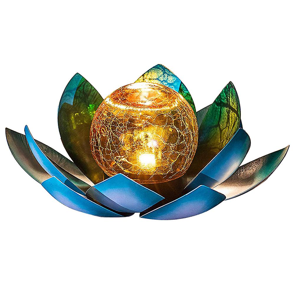 Solar Powered Led Flower Light Artificial Lotus Shape Floating Fountain Pond Garden Pool Lamp Led Night Light Solar Pool Light