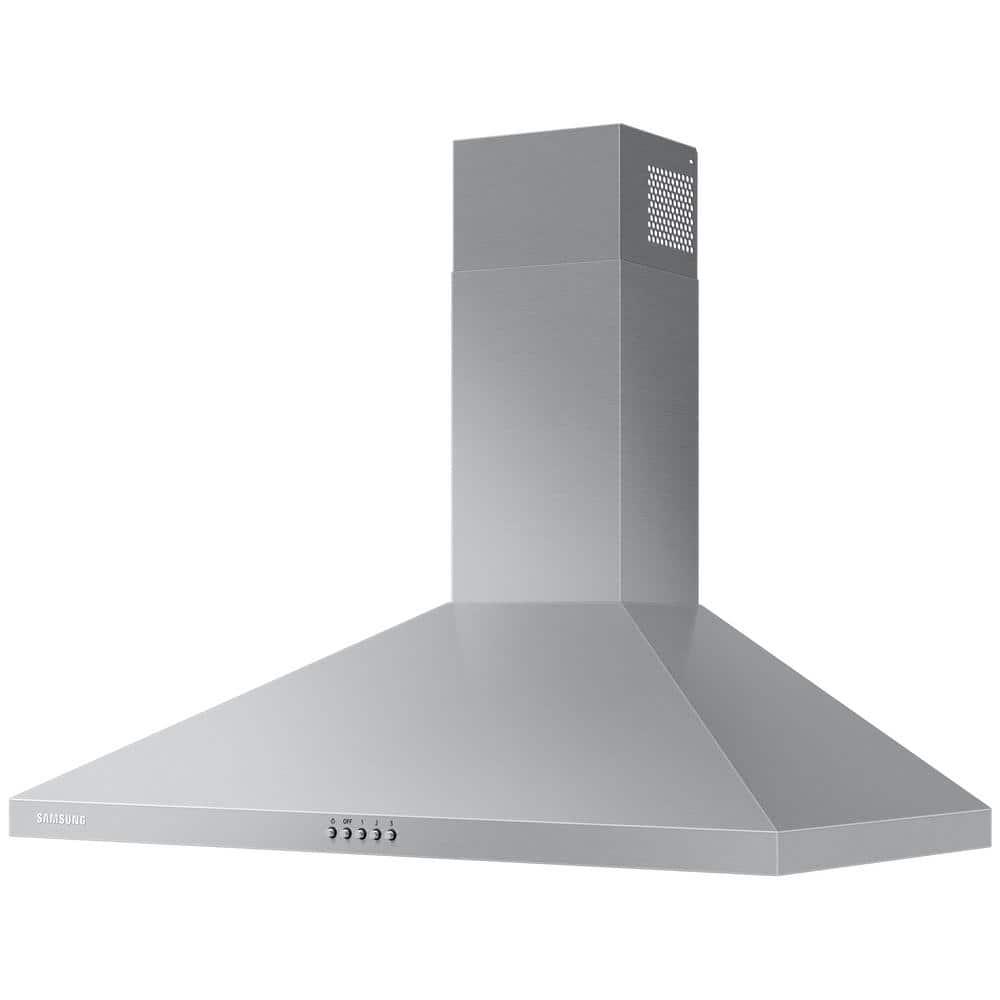  36 in Wall Mount Range Hood with LED Lighting in Stainless Steel