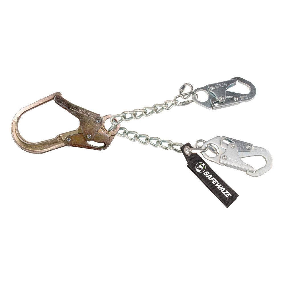 Safewaze 26 Adjustable Chain Assembly with Steel Rebar Hook ;