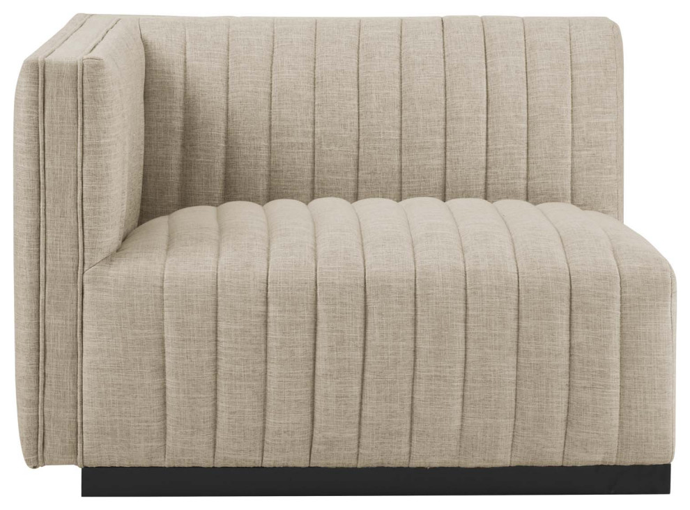 Conjure Channel Tufted Upholstered Loveseat   Transitional   Loveseats   by Modway  Houzz