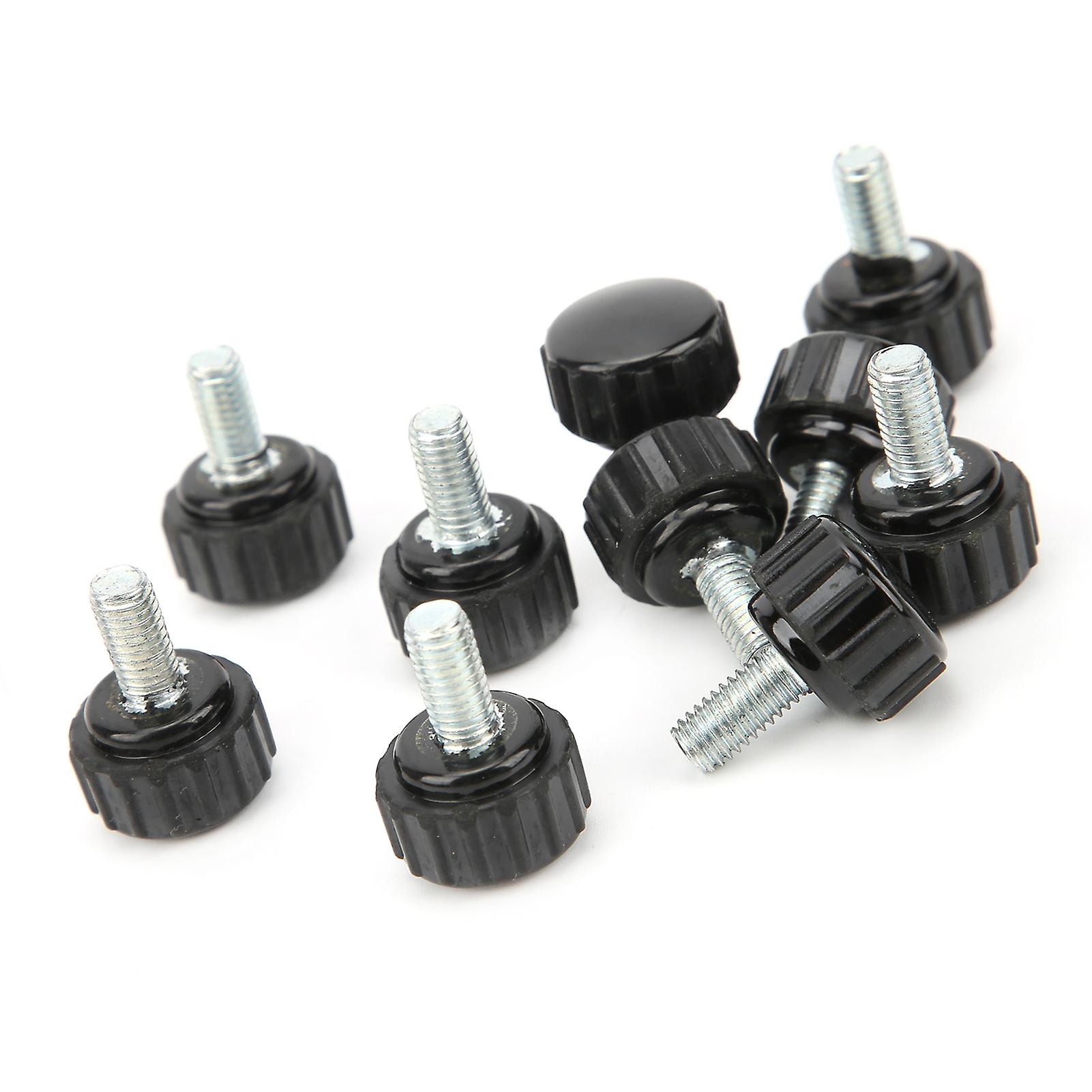 10 Pcs M5 Clamping Screw Knob Straight Thread Black Plastic Screw On Handle Clamping Knob For Mechanical Equipment