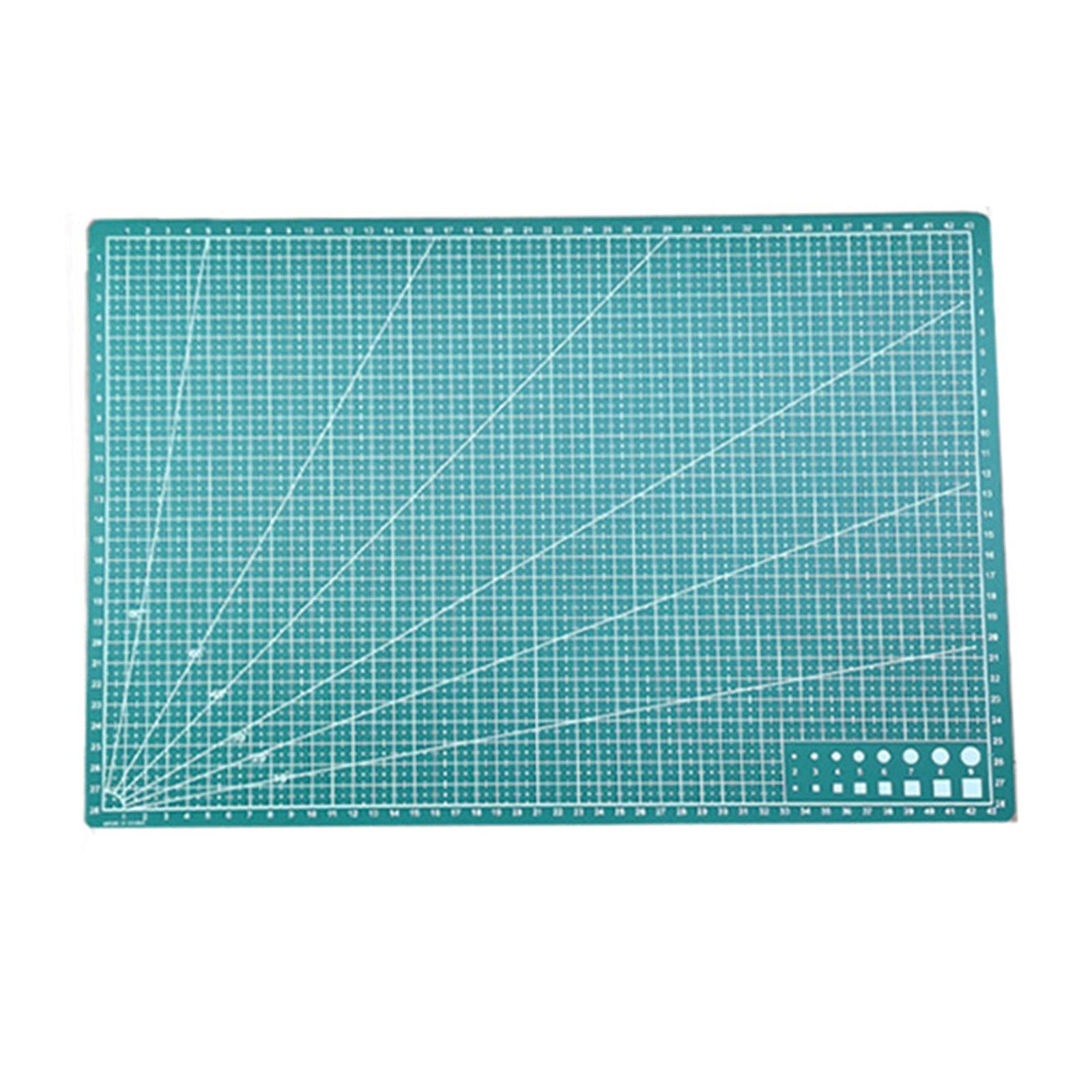 Green A3 Pvc Cutting Board Self Healing Rotary Mat Double-sided Cutting Mat Carving Craft Hobby Tool