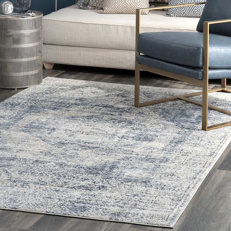 nuLOOM Jayla Barbed Iris Medallion Rug