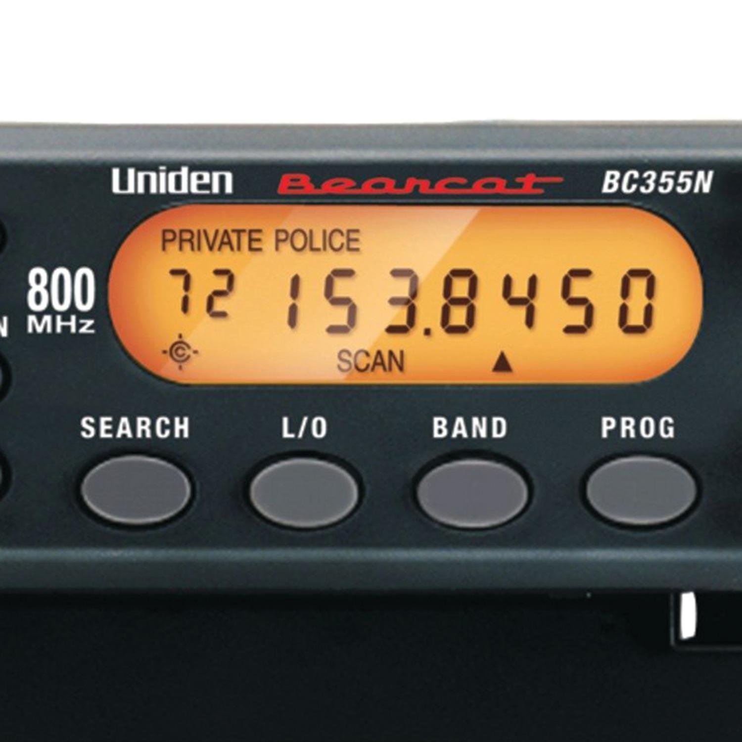 Uniden 800 MHz 300Channel Base Mobile Scanner (BC355N)