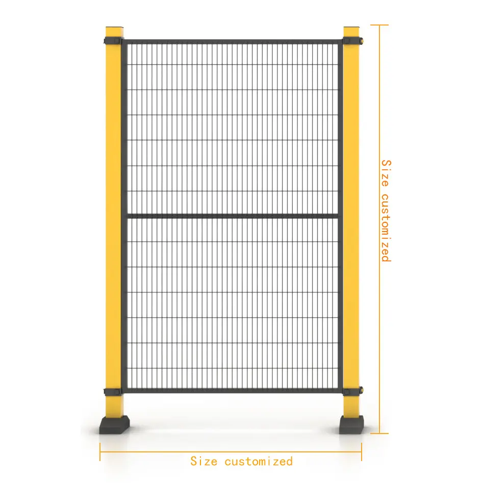 Manufacture Cheap Robot Protecting Security Guarding Iron Wire Mesh Fence Panel