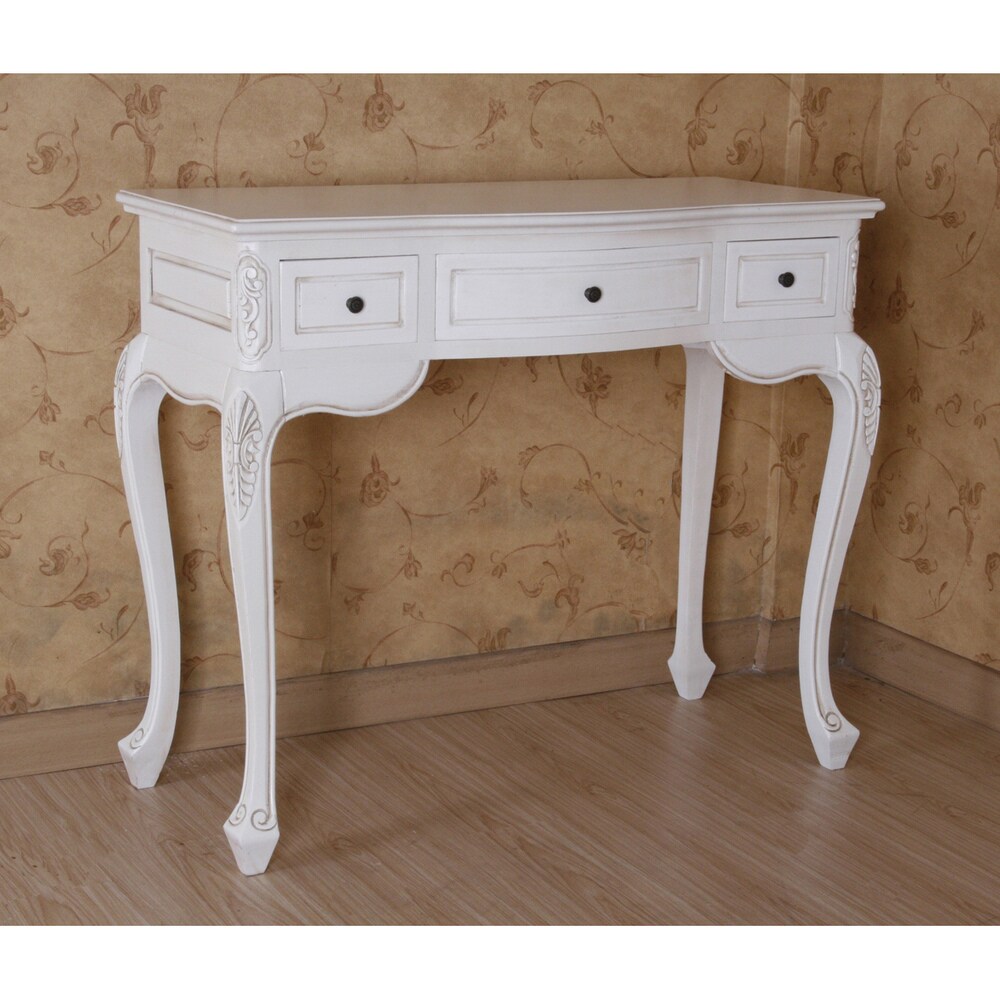 International Caravan Windsor Carved Vanity Desk