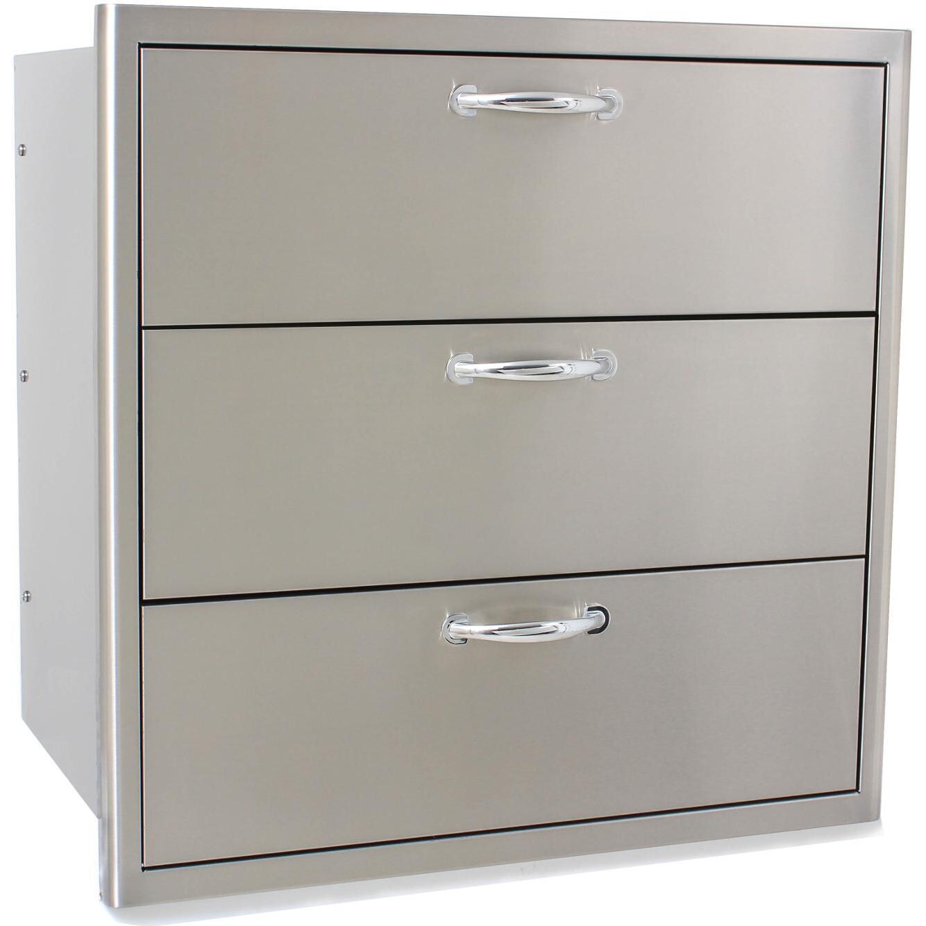 Blaze 30-Inch Stainless Steel Triple Access Drawer