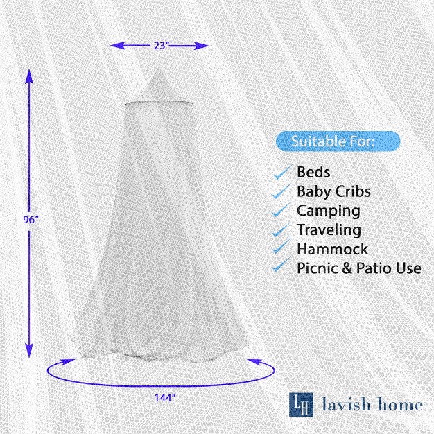 Hastings Home Mosquito Netting For Beds Hammocks And Cribs