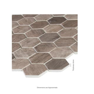 MSI Urban Tapestry 12 in. x 12 in. Matte Recycled Materials Mosaic Tile (1 sq. ft.  each) GLS-DRIFT6MM