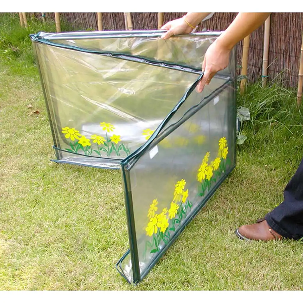 Small Flower Plant Greenhouse Pop Up Tent For Plants Growth Pvc Mini Green House Outdoor