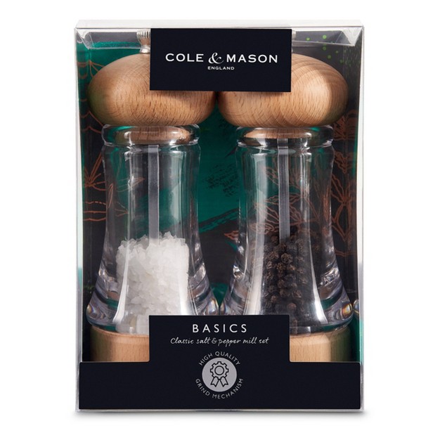 Beech Wood Salt And Pepper Mill Gift Set