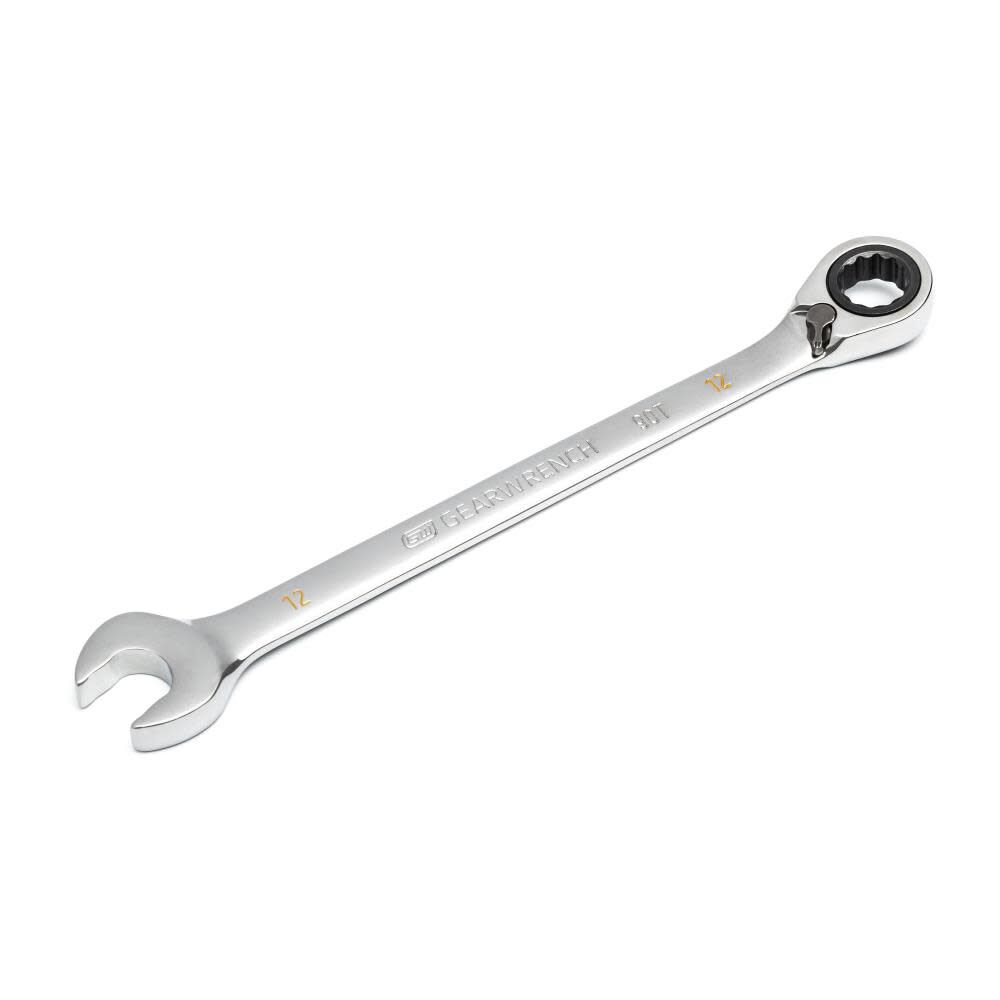 GEARWRENCH Reversible Ratcheting Wrench 12mm 90 Tooth 12 Point 86612 from GEARWRENCH