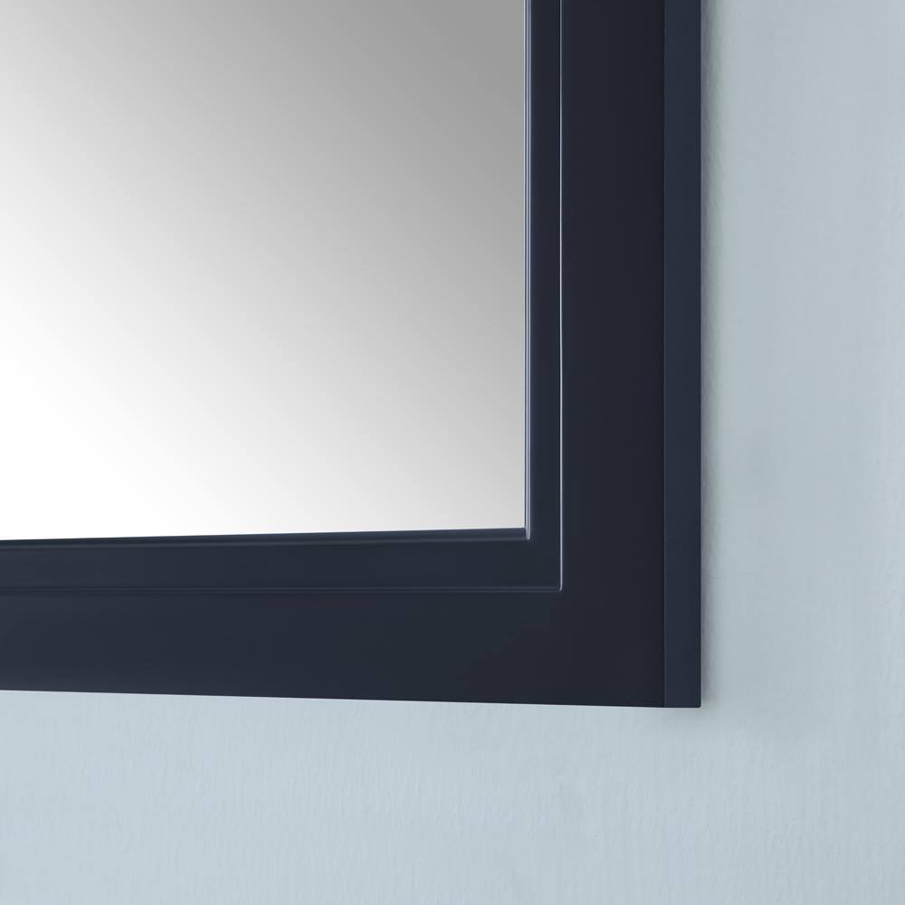 Home Decorators Collection Sandon 46 in. W x 30 in. H Framed Rectangular Bathroom Vanity Mirror in Midnight Blue Sandon MR-MB